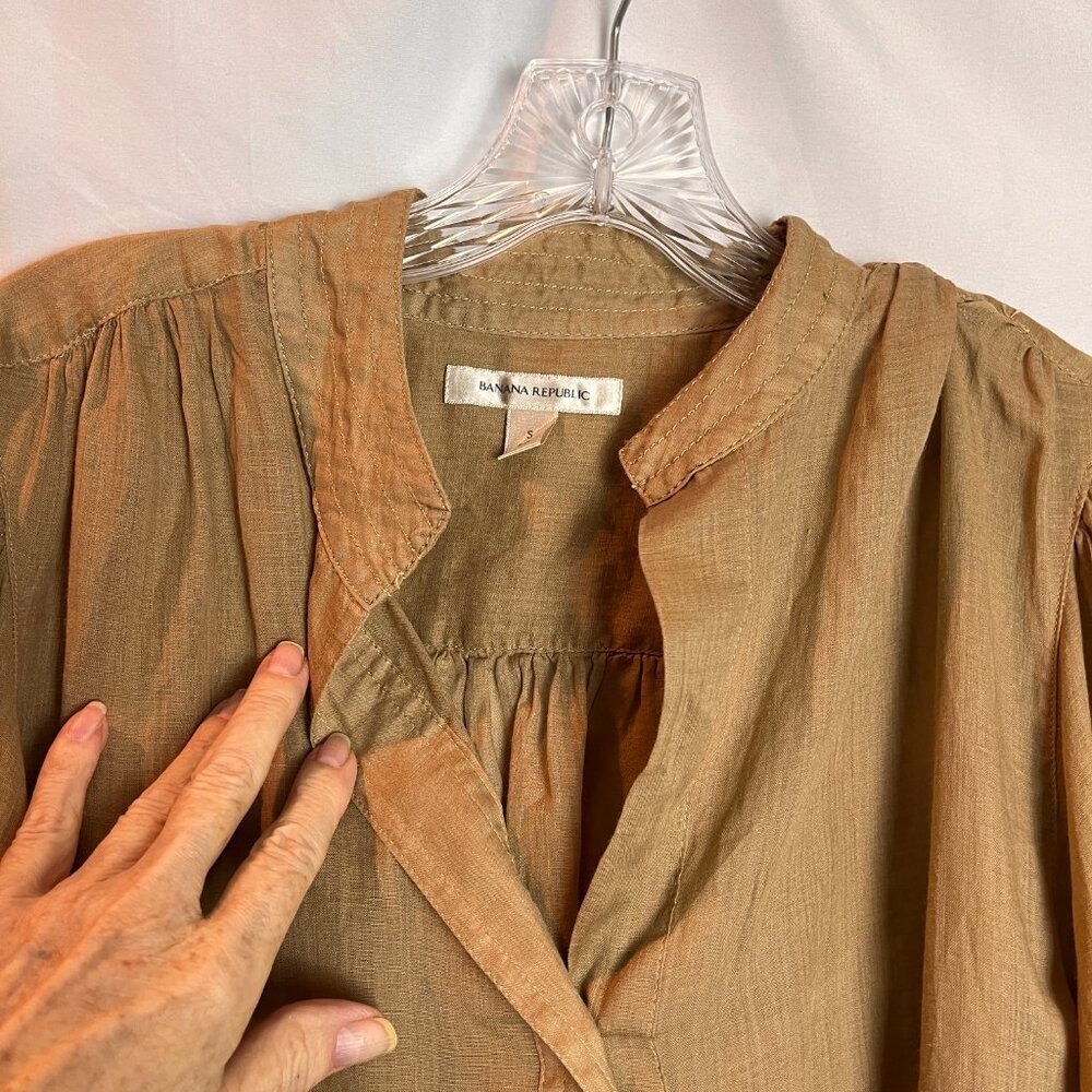 Women's Tan Banana Republic 2 pc Dress Size S - Picture 3 of 10